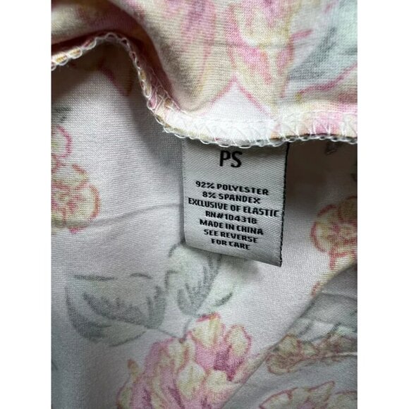 Jamie and Layla Petite Maxi Dress Womens size Small PS Pink Floral Sleeveless - Picture 6 of 6